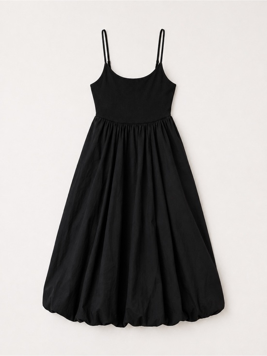 Anthropologie Dresses & Skirts - Anthropologie Black Strapless Bubble Hem Maxi Dress